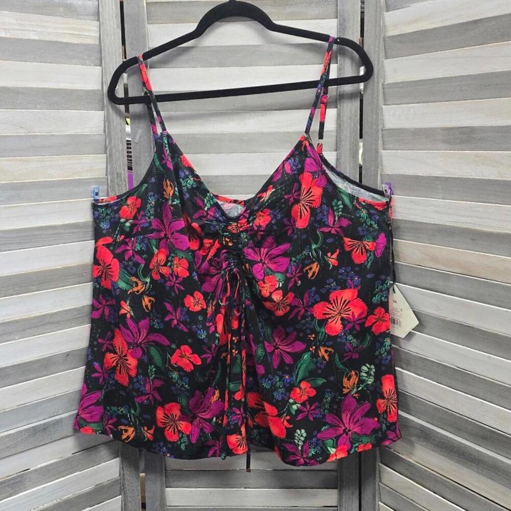 Women's Cinched Tank Top | Ava & Viv | 3X